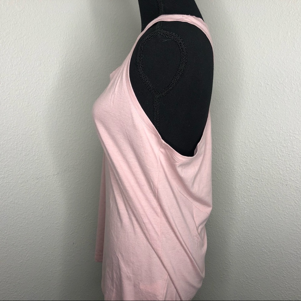 Fabletics light pink Razorback tank - Picture 3 of 5